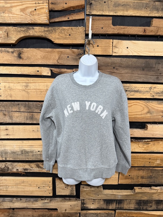 J. Crew Tops - J.Crew Women’s Gray New York graphic‎ sweatshirt Size medium